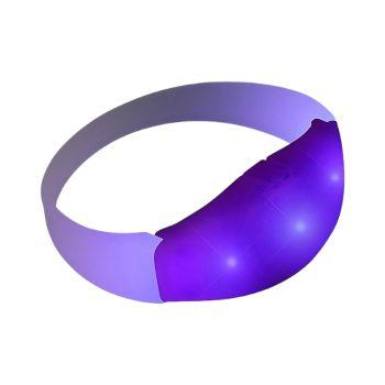 Sound Activated Purple LED Bracelet Wristbands for Concerts All Products