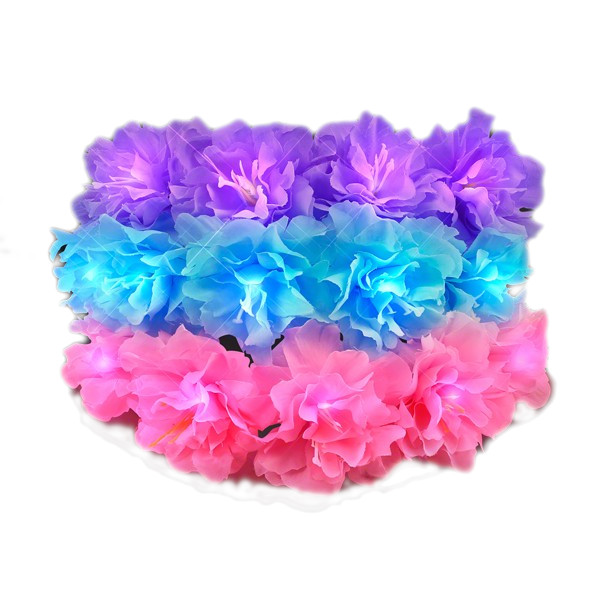 Light Up Spring Blossom Summer Wedding Flower Crown Pack of 12 All Products 3