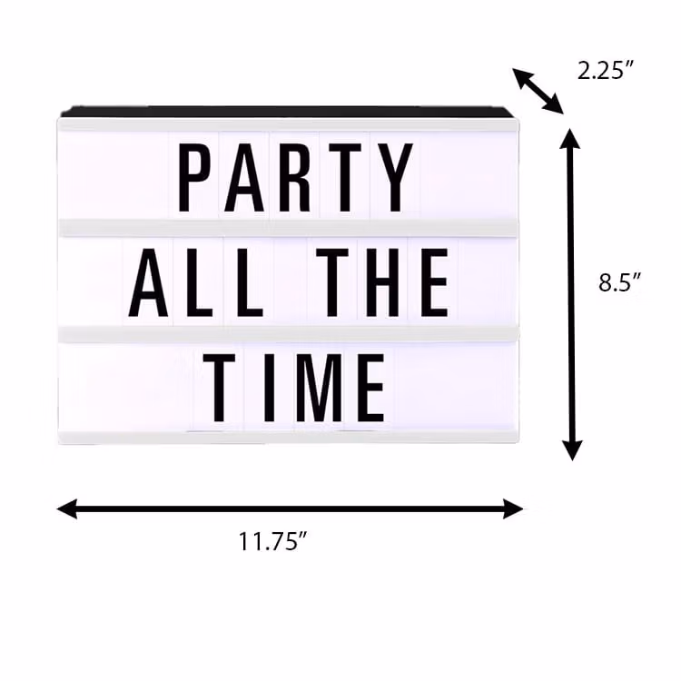 Customizable Large LED Sign My Cinema USB Powered Original Marquee Lightbox All Products 4