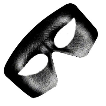 Masquerade Black Unlit Metallic Mask Mardi Gras All Products 3