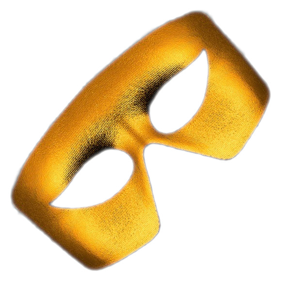 Masquerade Gold Unlit Metallic Mask Mardi Gras All Products 3