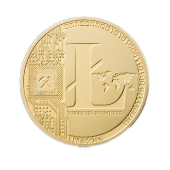 Gold Coated Litecoin Cryptocurrencies Limited Edition Art Collection Coin All Products