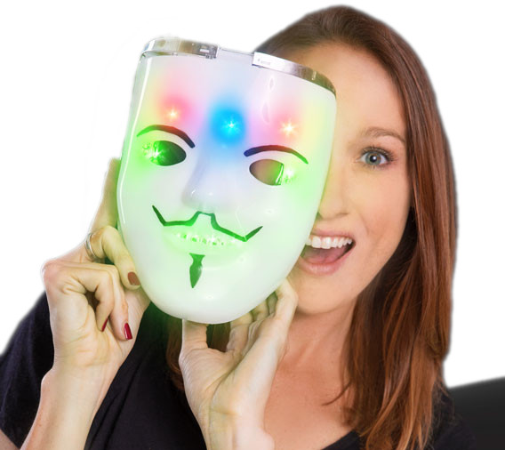 LED Carnival Props Anonymous Guy Fawkes V for Vendetta Movie Themed Mask All Products