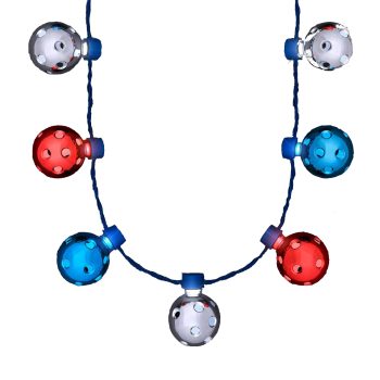 Independence Day Disco Fireworks Necklace 4th of July