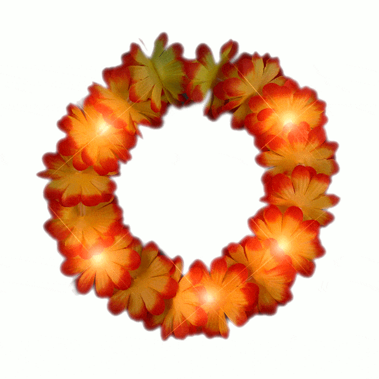 Light Up Flashing Fall Autumn Flower Crown Headband All Products