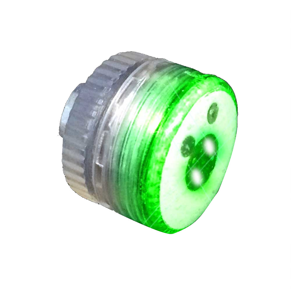 Green Steady Round Blinky Light with Magnet Clasp All Products
