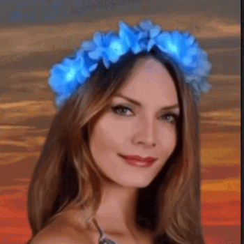 Light Up Flashing Blue Flower Angel Halo Crown Headband All Products