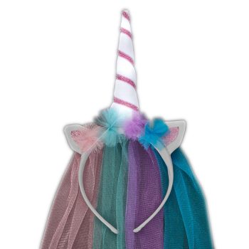 Light Up Princess Unicorn Ears with Veil Headband All Products
