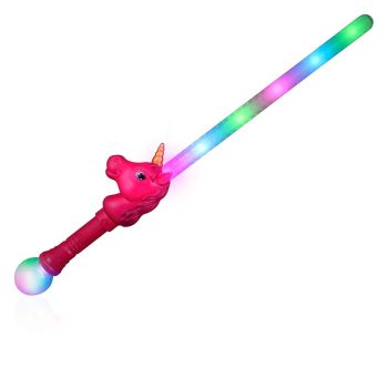 Light Up Multicolored Unicorn Sword with Prism Ball All Products