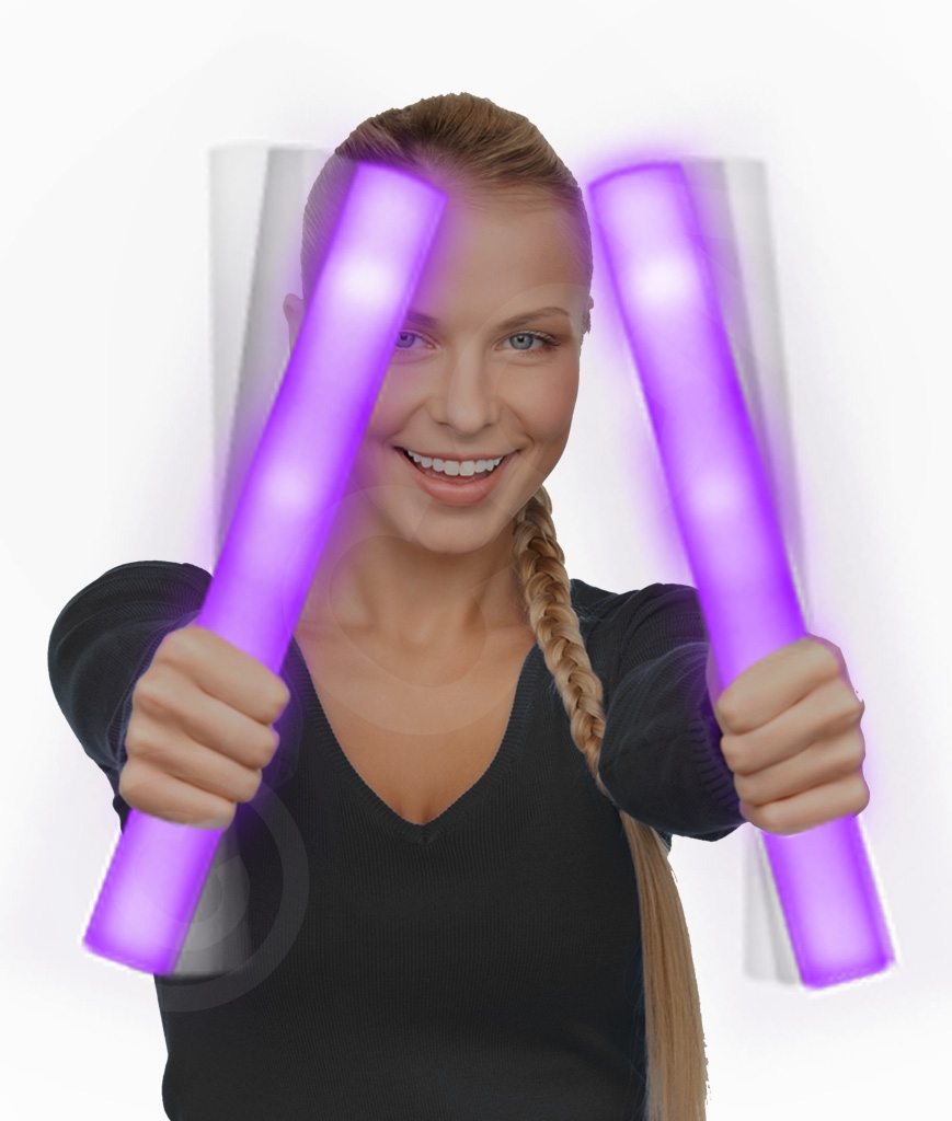 Purple LED Foam Cheer Sticks All Products