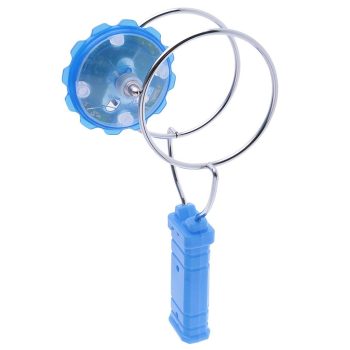 Light Up Magnetic Gyro Spinning Wheel Blue All Products