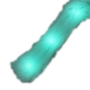 LED Faux Fur Boa Aqua All Products