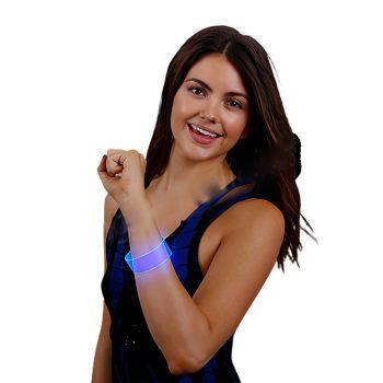 Cosmic Blue LED Bracelets Magnetic Clasp All Products