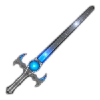 Icy Lights Medieval Sword Blue