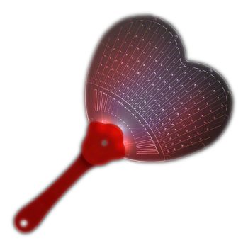 Heart Shaped  LED Hand Fan All Products 3