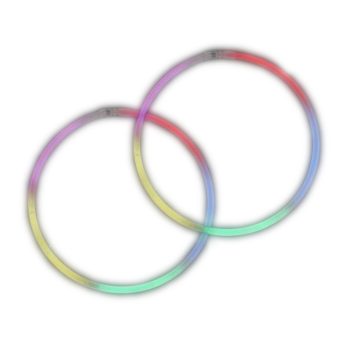 Rainbow Glow Necklaces Tube of 100 4th of July