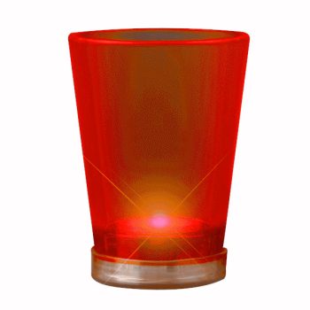 Light Up Shot Glass Red All Products