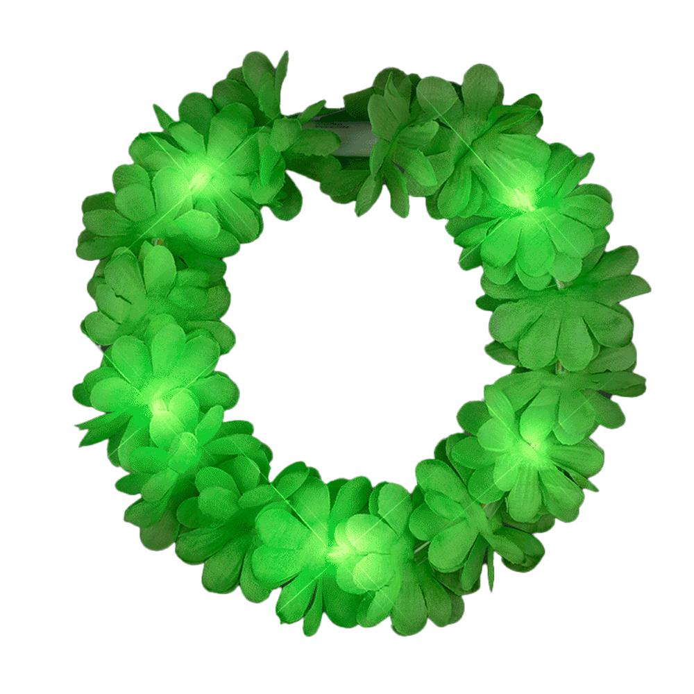 St Patricks Day Green Flower Crown All Products 3