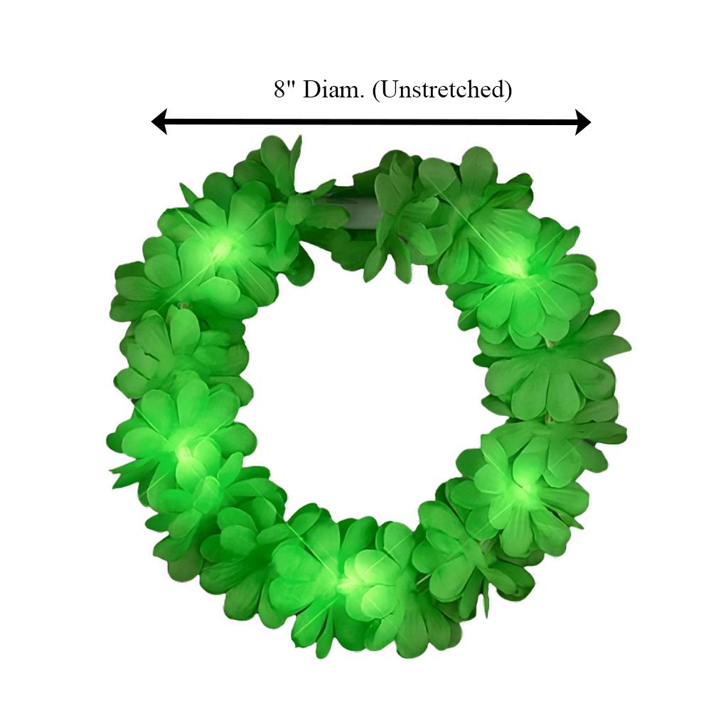 St Patricks Day Green Flower Crown All Products 7