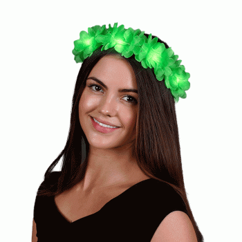 St Patricks Day Green Flower Crown All Products