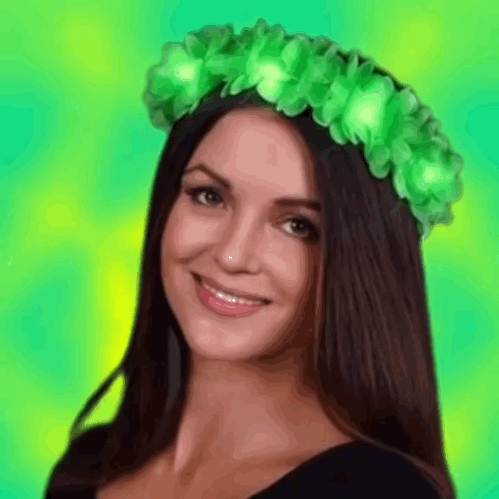 St Patricks Day Green Flower Crown All Products 5