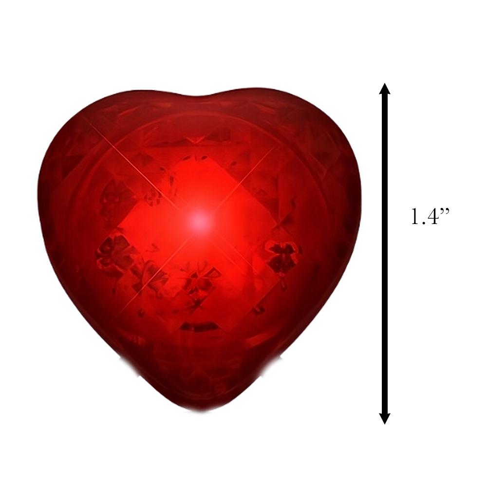 Huge Pulsing Red Heart Gem Light Up Ring All Products 4