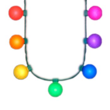 Large Rainbow Party Globes Light Up Crewe Necklace All Products