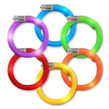 Assorted LED Rainbow Tube Bracelets Pack of 25 Man that Burns Lights