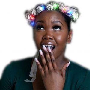 Light Up Multicolor Princess Rosebud Flower Crown All Products
