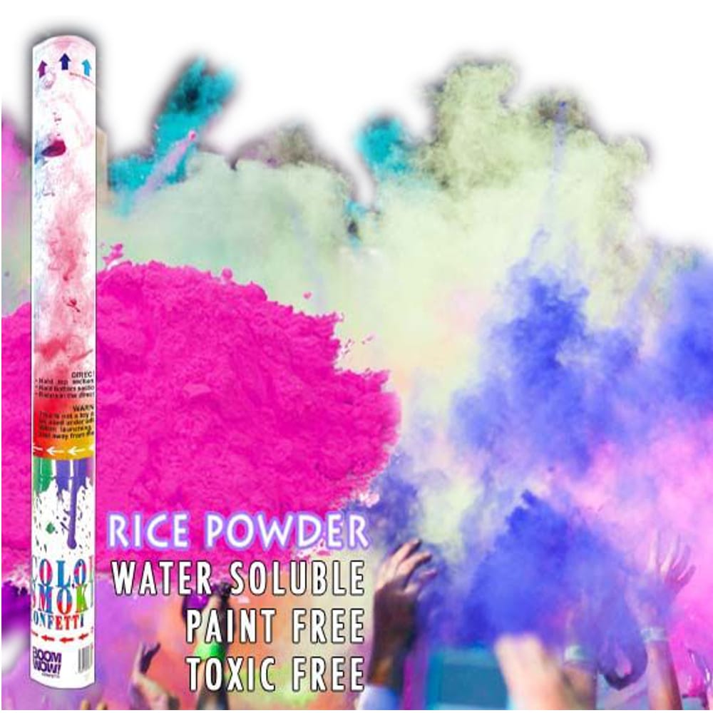 Color Powder Gender Reveal >> Pink Holi Powder Gender Reveal Confetti Cannon 18 Inch Color Powder Gender Reveal >> Pink Holi Powder Gender Reveal Confetti Cannon 18 Inch