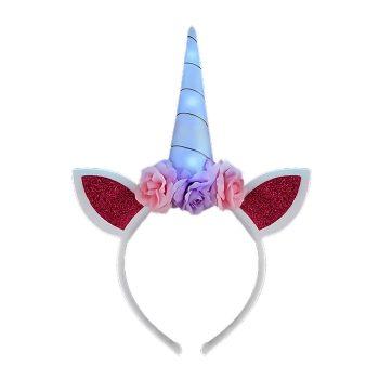 Light Up Color Change Unicorn Horn Flower Headband Clubs, Concerts, Festivals, Disco