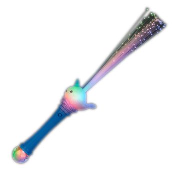 Light Up Fiber Optic Narwhal Party Decorations Flashing Prism Wand All Products