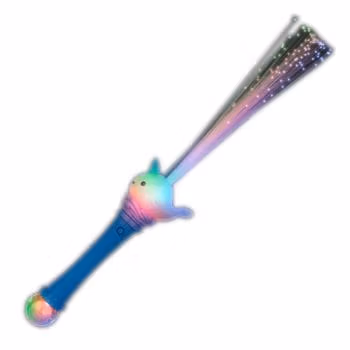 Light Up Fiber Optic Narwhal Party Decorations Flashing Prism Wand All Products 3