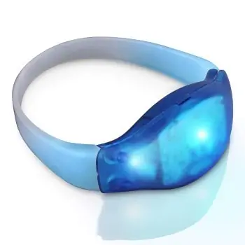 Sound Activated Blue LED Bracelet All Products