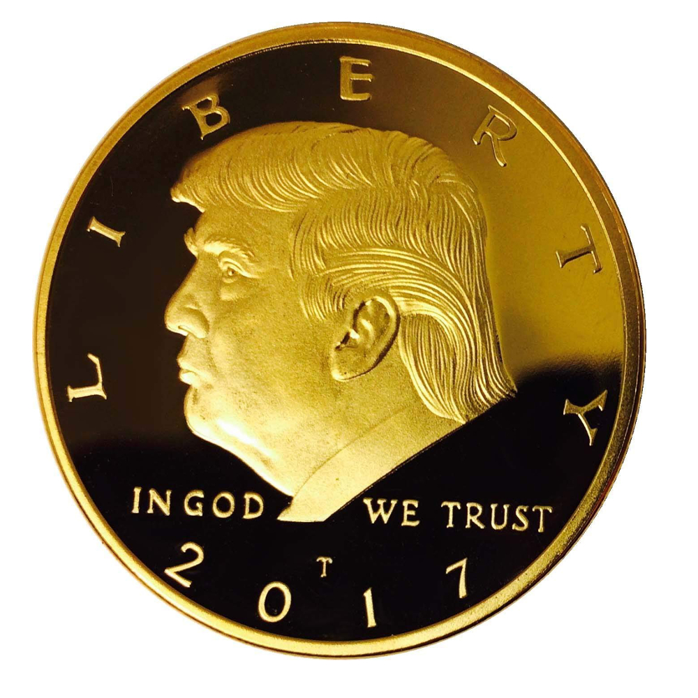 Donald Trump Liberty 2017 Gold Plated Coin All Products 3