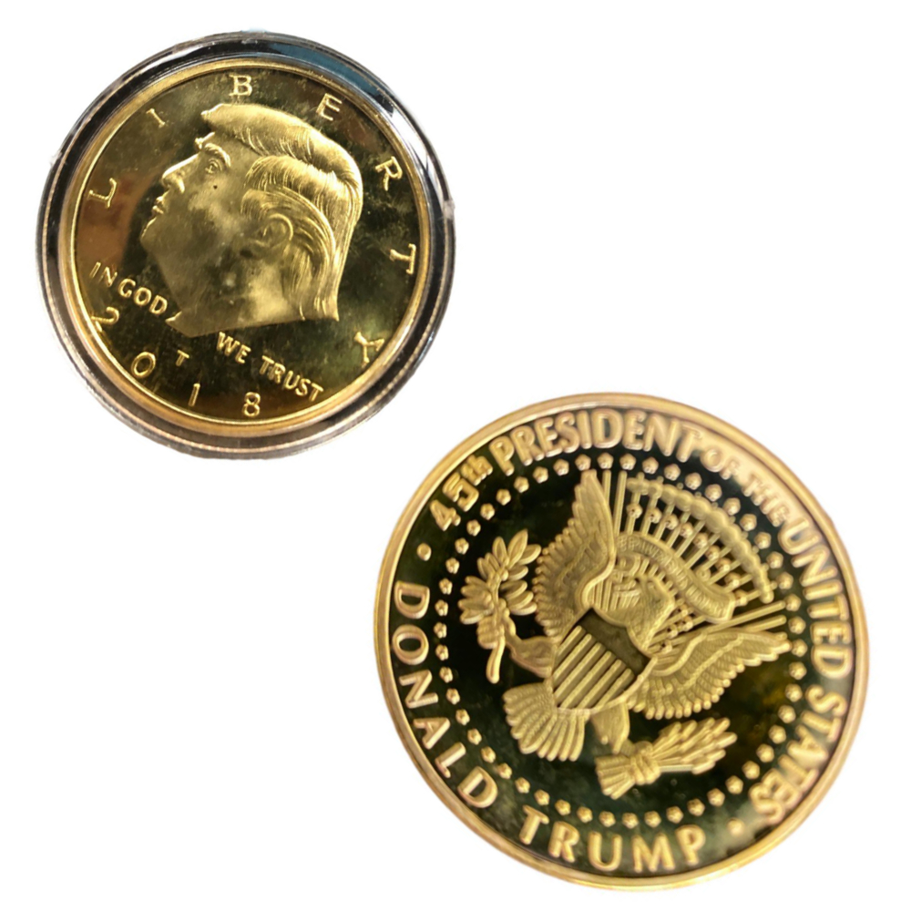 2018 Donald Trump Liberty Gold Plated Coin All Products 5