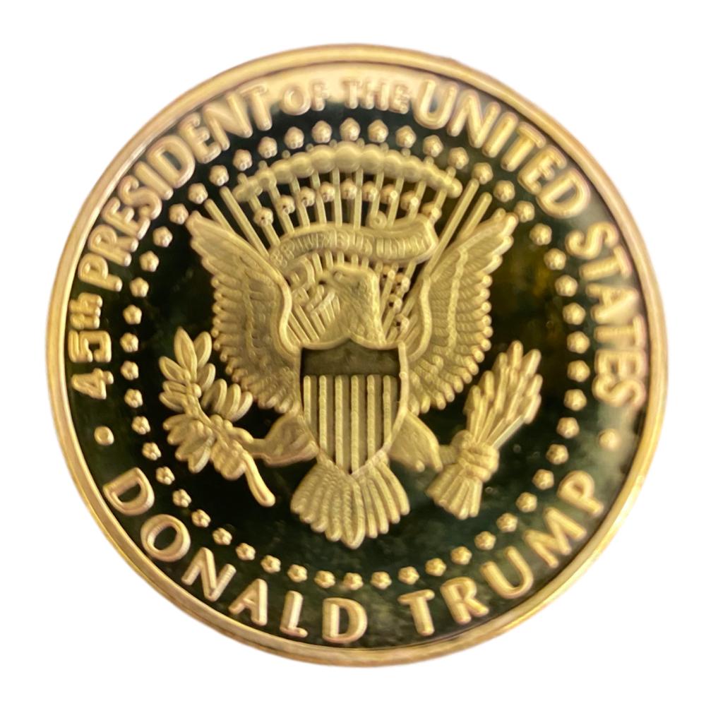 2018 Donald Trump Liberty Gold Plated Coin All Products 4