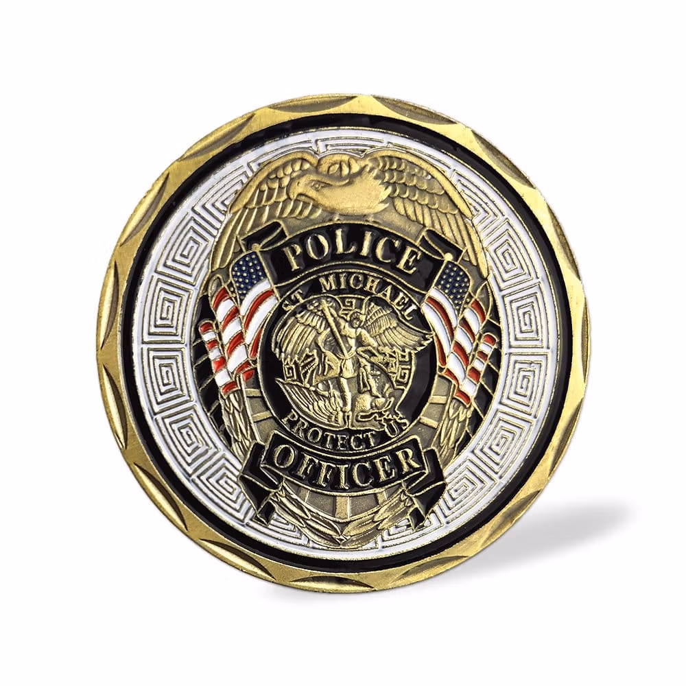 St Michael Police Officer Commemorative Gold Coin All Products 4