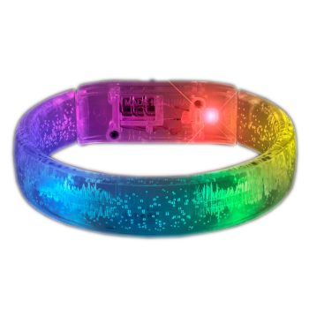 Light Up Acrylic Bubble Bangle Flashing Bracelet Multicolor All Products