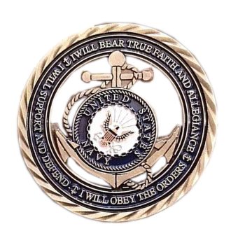 US Navy Core Values Commemorative Coin All Products