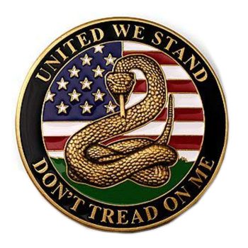 Dont Tread Me Liberty Challenge Gold Coin Challenge Coins