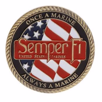 Semper Fi US Marine Commemorative Coin All Products 3