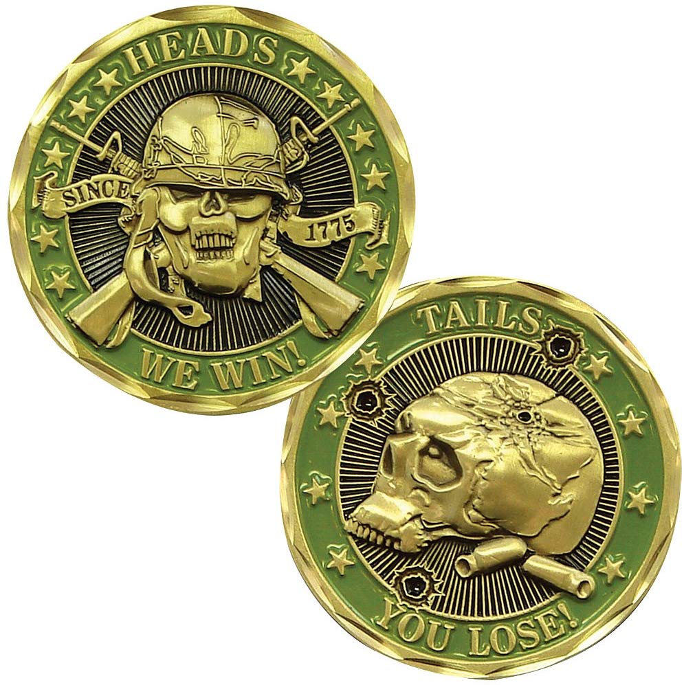 Heads We Win Tails You Lose Challenge Bronze Coin All Products 4
