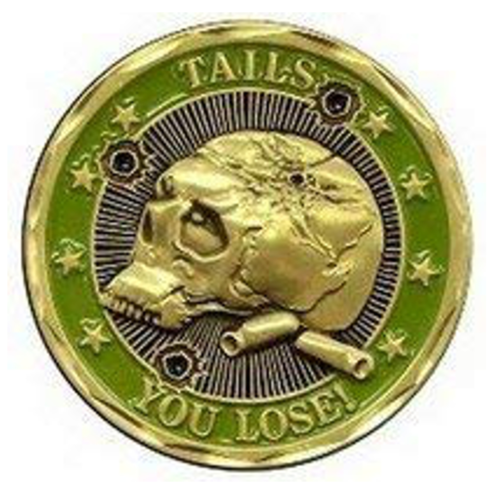 Heads We Win Tails You Lose Challenge Bronze Coin All Products 5