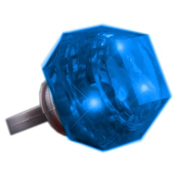 Huge Gem Ring Blue Diamond Blue