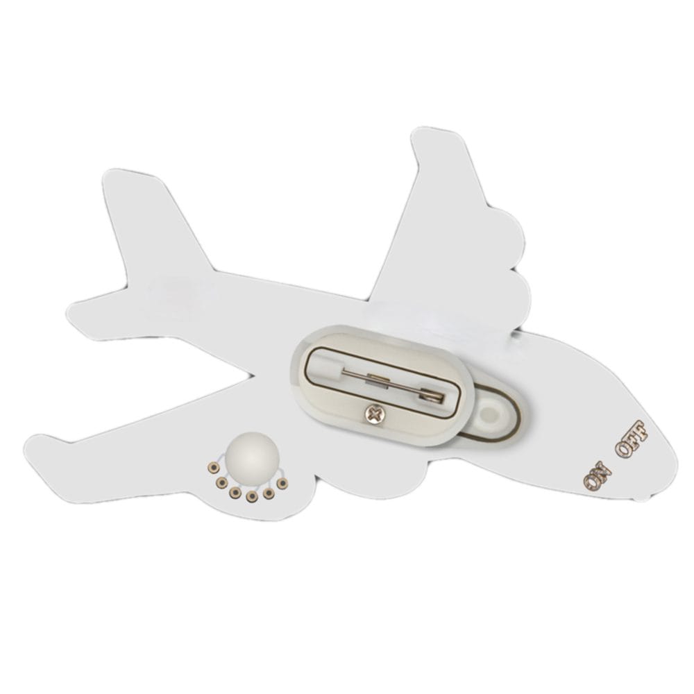 Airplane Flashing Body Light Lapel Pins All Body Lights and Blinkees 4