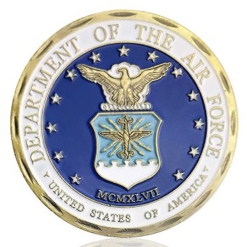 United States Department of Air Force Gold Plated Commemorative Coin All Products