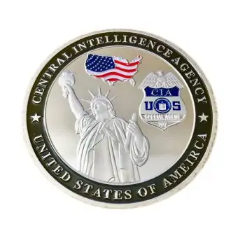 US Central Intelligence Agency Challenge Silver Coin All Products