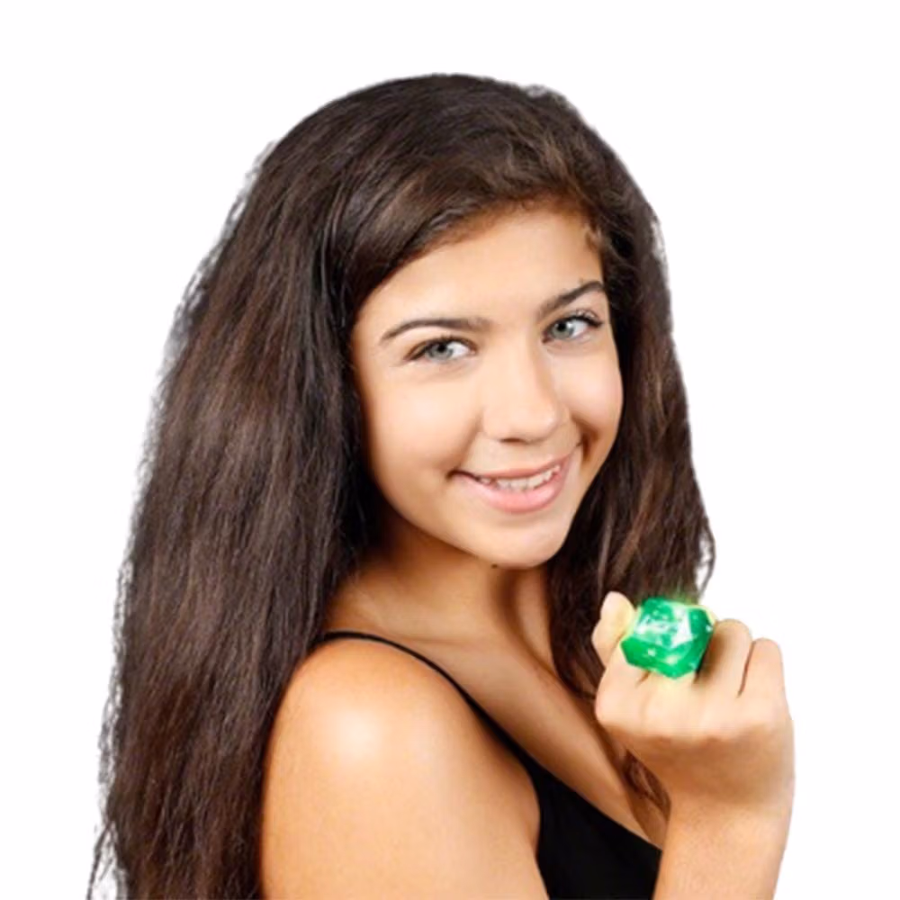 Huge Gem Ring Green Diamond All Products 3
