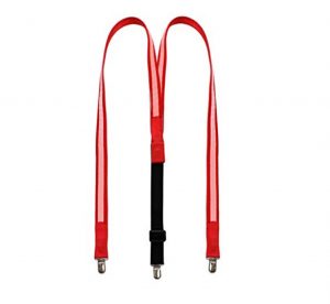Rechargeable Red LED Suspenders USB | Best Glowing Party Supplies